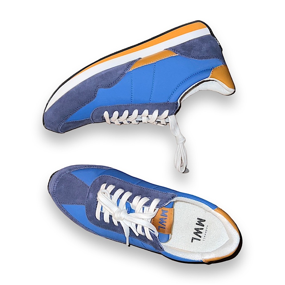 Madewell League Sneakers in Navy Suede NK123 Spring 2023